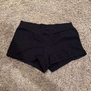 Black capezio dance shorts new no tags
